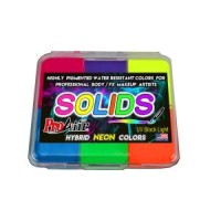 ProAiir Solids Palette Neon Colours and Activator (Solids NEON Palette)